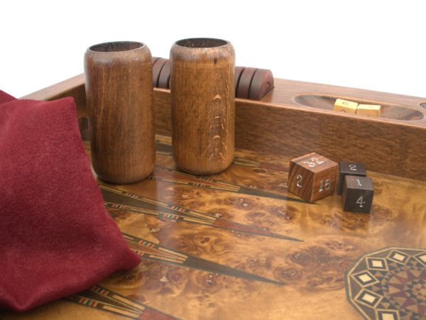 New! SAC Ultimate Luxury Rosewood Backgammon Set - Large - Image 7