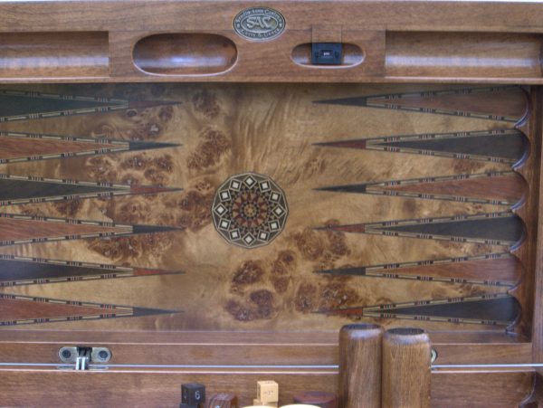 New! SAC Ultimate Luxury Rosewood Backgammon Set - Large - Image 10