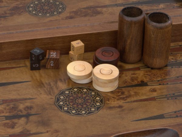 New! SAC Ultimate Luxury Rosewood Backgammon Set - Large - Image 11