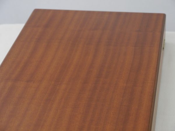 Manopoulos Backgammon - in Mahogany with Wenge and Oak Points - 60cm - Image 6