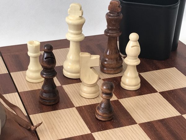 Manopoulos Full Size Chess, Draughts and Backgammon Combined - Image 2