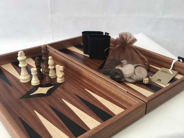 Manopoulos Full Size Chess, Draughts and Backgammon Combined - Image 9