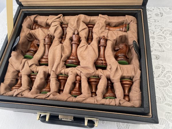 Leather Luxury Chess Case - Double Queens up to 4.25 inch King - Image 7