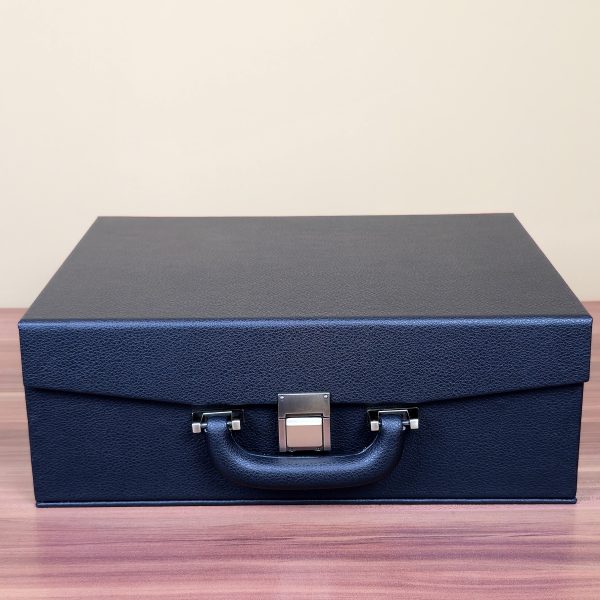 Chess Case in Leather - Double Queens - to 4.75 inch King - Image 18