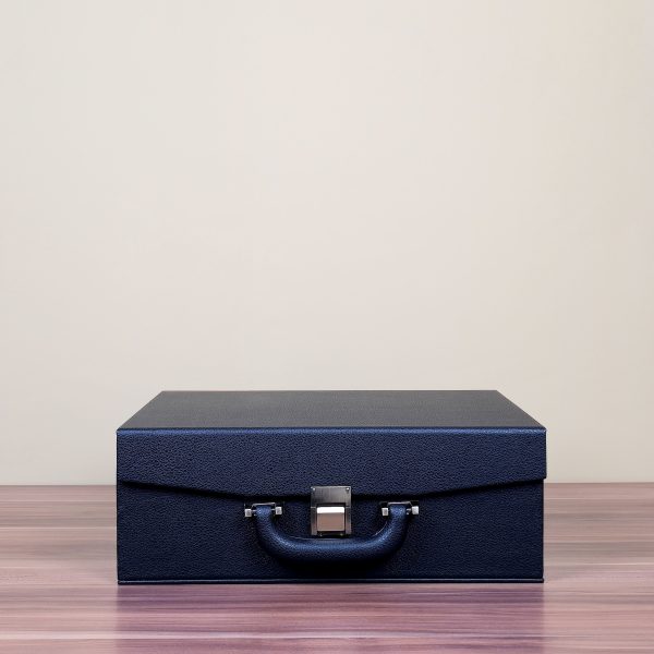 Leather Luxury Chess Case - Double Queens up to 4 inch King - Image 12