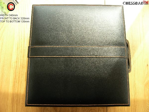 Leather Luxury Chess Case - Double Queens up to 4.25 inch King - Image 18