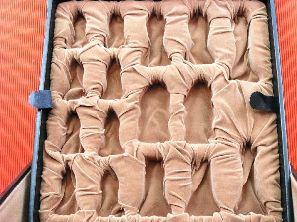 Leather Luxury Chess Case - Single Queens up to 4 inch King - Image 5