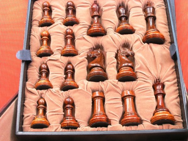 Leather Luxury Chess Case - Single Queens up to 4 inch King - Image 6