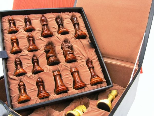 Leather Luxury Chess Case - Single Queens up to 4 inch King - Image 10