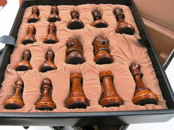 Leather Luxury Chess Case - Single Queens up to 4 inch King - Image 11