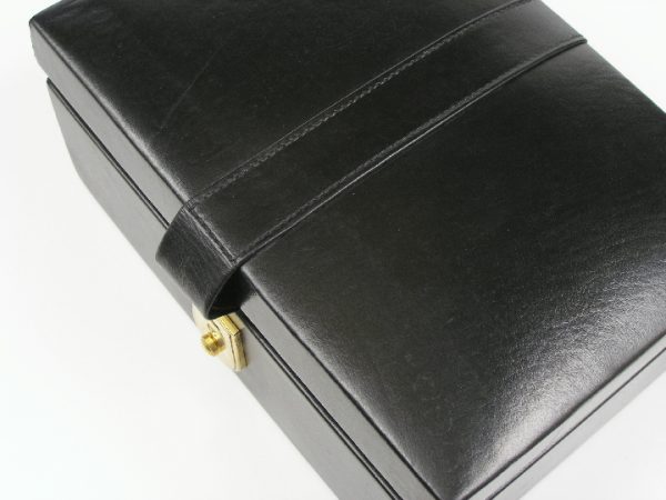 Strapped Leather Chess Box 10 inch x 7 inch x 4 inch - Image 7