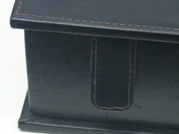 Book Style Leather Chess Box 10" - Image 4