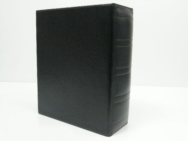 Book Style Leather Chess Box 10" - Image 6