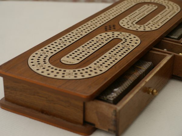 Cribbage 3 Track in Sheesham - Image 6