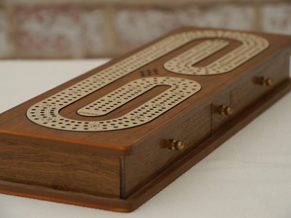 Cribbage 3 Track in Sheesham - Image 8