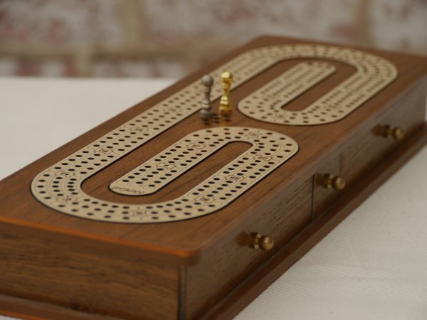 Cribbage 3 Track in Sheesham - Image 9