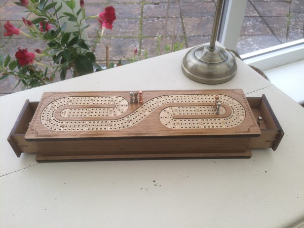 Cribbage 3 Track Snake in Sheesham - Image 4
