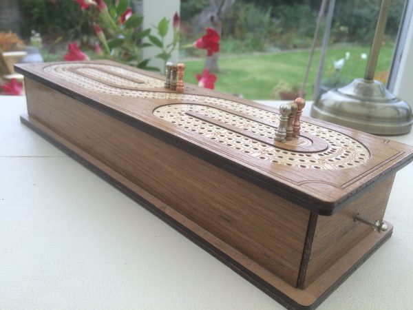 Cribbage 3 Track Snake in Sheesham - Image 10