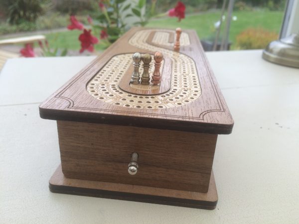 Cribbage 3 Track Snake in Sheesham - Image 11