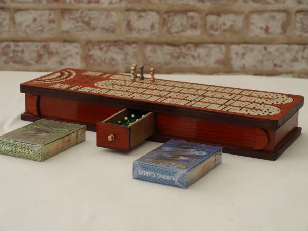 Cribbage 4 Track in Redwood - Image 8