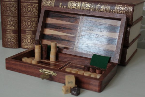 Draughts and Backgammon 7 Inches Square - Image 5