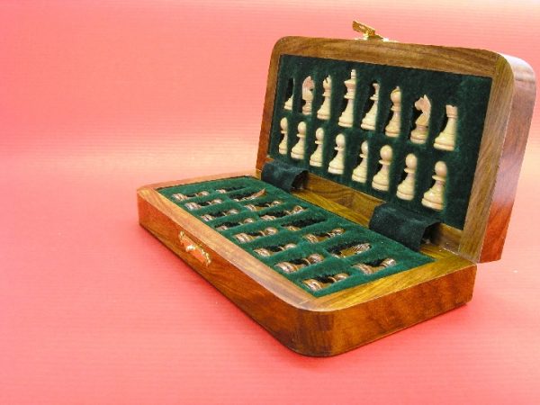 Compact Magnetic Travel Chess Set - Image 8