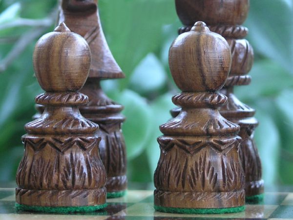 The Sidewinder in Sheesham wood Chess Pieces - Image 5