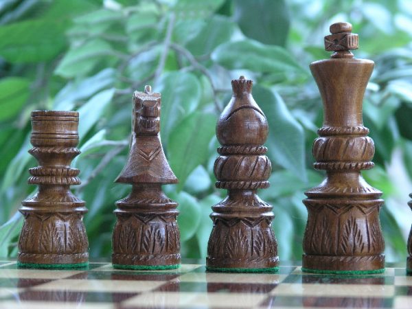 The Sidewinder in Sheesham wood Chess Pieces - Image 9