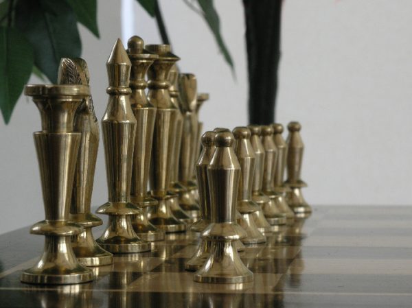 The Cobra Brass and Steel Chess Pieces - Image 6