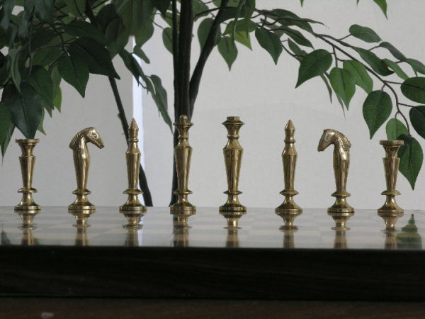 The Cobra Brass and Steel Chess Pieces - Image 9