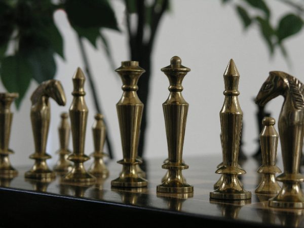 The Cobra Brass and Steel Chess Pieces - Image 11