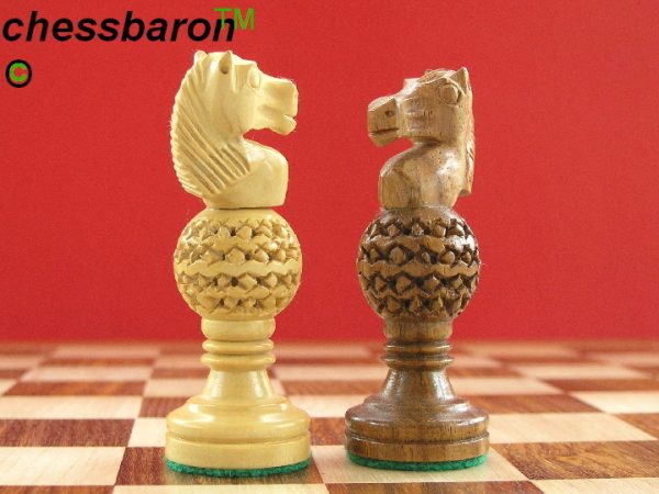 Special Set of Globe Chess Men with Containing Board and Case - Image 11