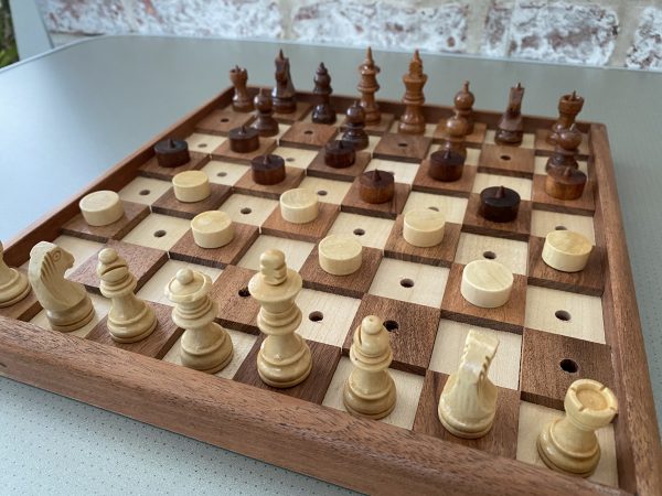 10 inch Chess and Draughts Set for the Blind - Image 21