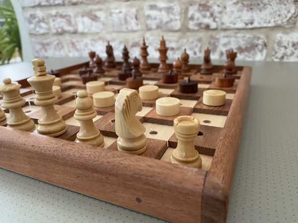 10 inch Chess and Draughts Set for the Blind - Image 22