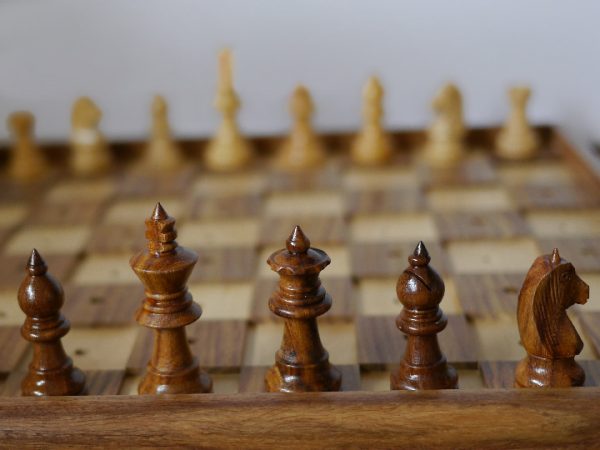 13 inch Chess Set for the Blind - Pegged - Image 6