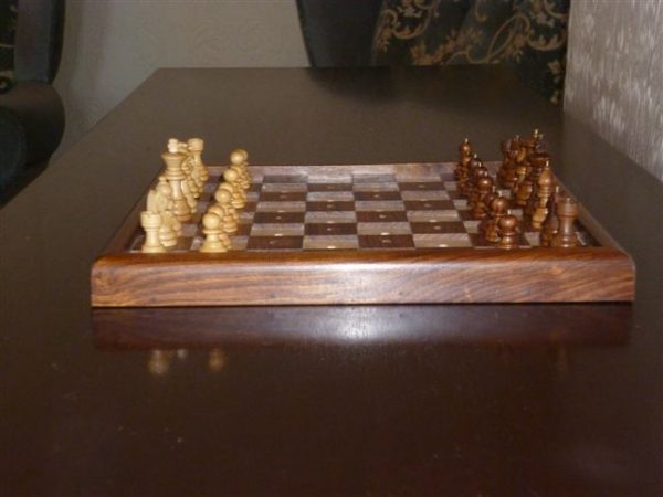 13 inch Chess Set for the Blind - Pegged - Image 16