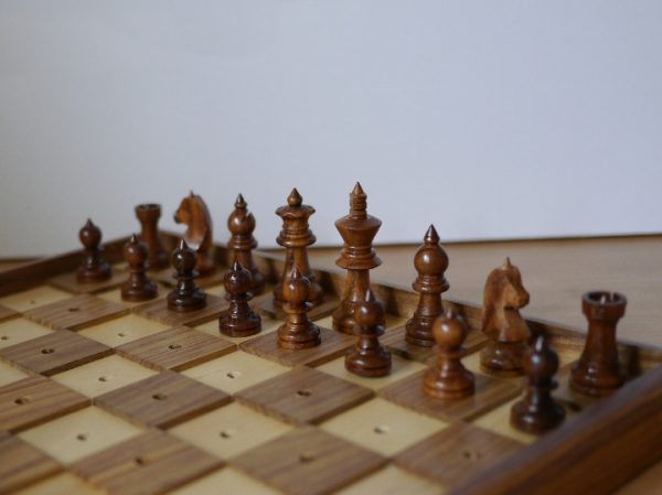 13 inch Chess Set for the Blind - Pegged - Image 7