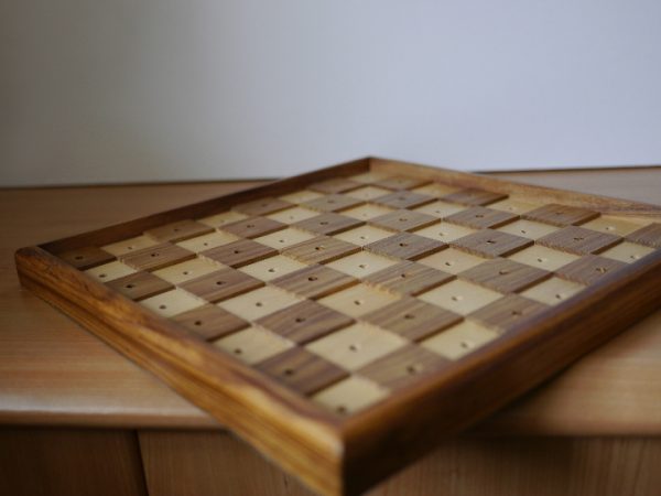 13 inch Chess Set for the Blind - Pegged - Image 8