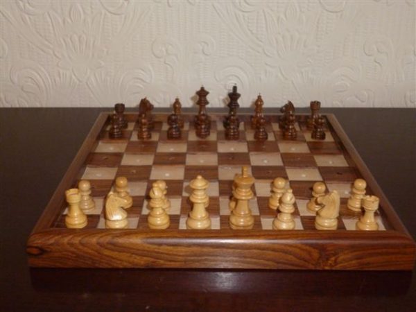 13 inch Chess Set for the Blind - Pegged - Image 19