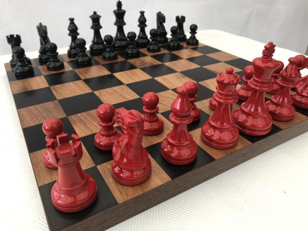Bold Chess - American Staunton in Black and Red - Image 11