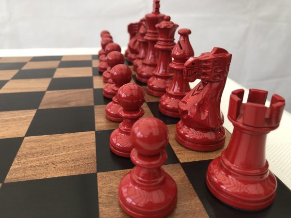Bold Chess - American Staunton in Black and Red - Image 13