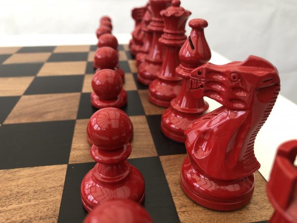 Bold Chess - American Staunton in Black and Red - Image 14