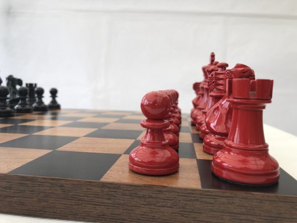 Bold Chess - American Staunton in Black and Red - Image 15