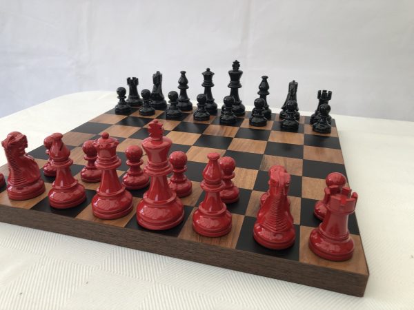 Bold Chess - American Staunton in Black and Red - Image 2