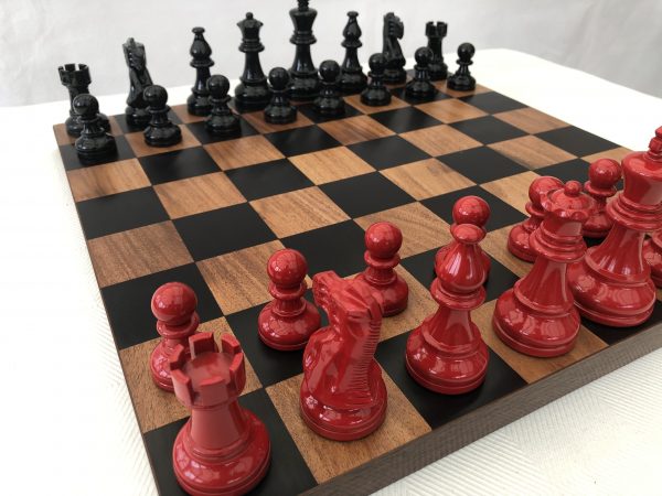 Bold Chess - American Staunton in Black and Red - Image 9