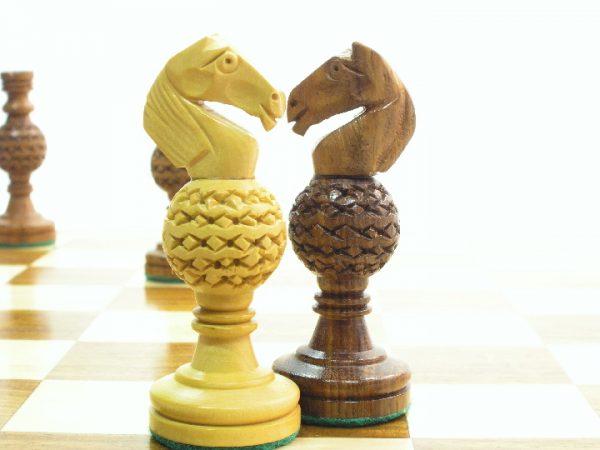 Globe with 3.5 inch King Chess Pieces - Image 5