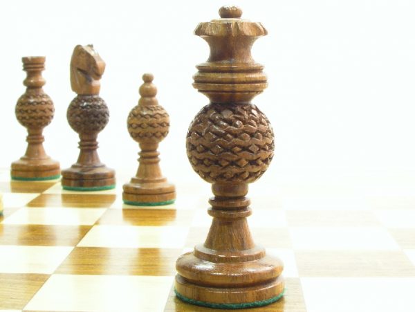 Globe with 3.5 inch King Chess Pieces - Image 6