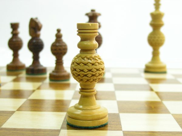 Globe with 3.5 inch King Chess Pieces - Image 8