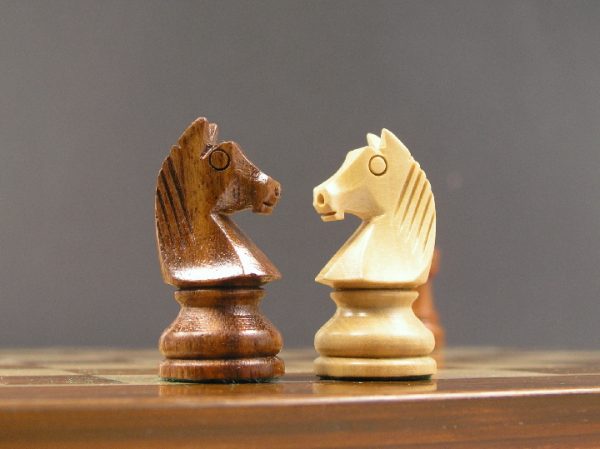 Beautiful 10 inch X 10 inch Chess Pieces with Board Chess Set - Image 2