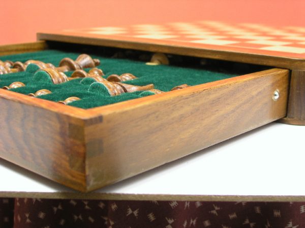 Magnetic Luxury Travel with Board Chess Set 12 inch Squared